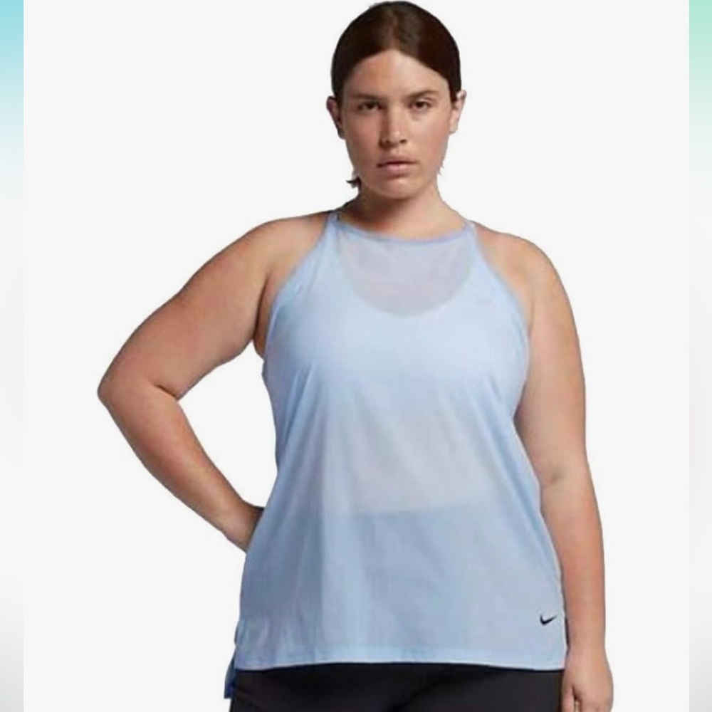 🧘🏻‍♀️New Women’s Nike flex training top  (Medium, Light Green)